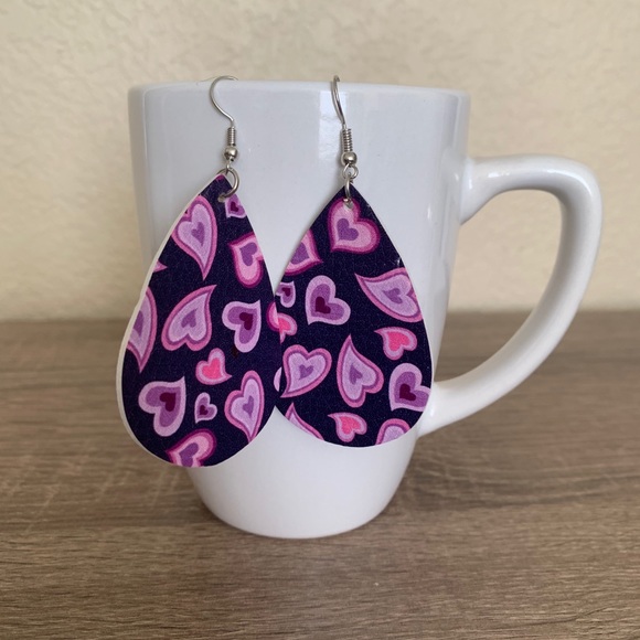 4 for $20 | Heart Valentine’s Day Earrings - Picture 2 of 4